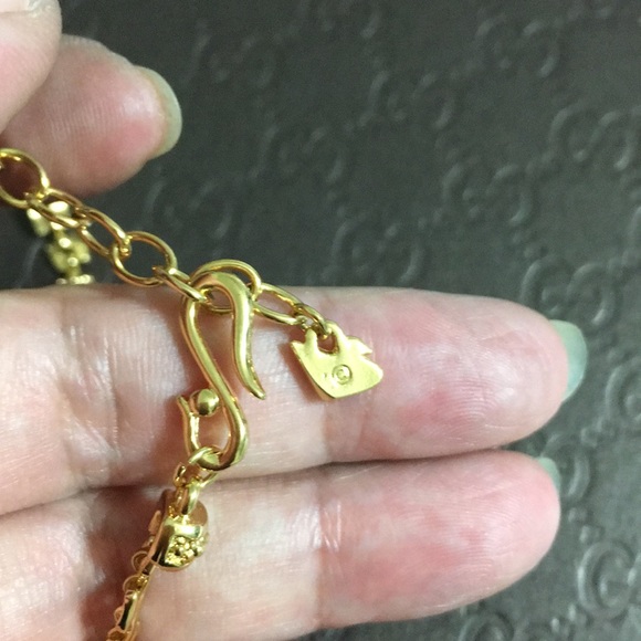 🖤Vtg💕Swarovski Gold necklace - Picture 14 of 14